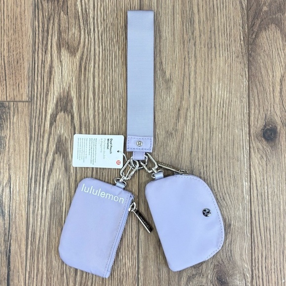 lululemon athletica Accessories - NWT Lululemon Dual Pouch Wristlet In Lilac Ether